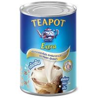 ราคา ทีพอทเอ็กซ์ตร้าครีมเทียมพร่องไขมันสำหรับอาหารและเบเกอรี่ 385ก Tea Pot Evaporated Creamer385g [8858705601679 ] (49762499812)