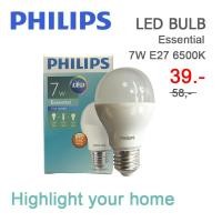 ราคา Dento หลอดไฟ LED Essential 7W E27 Day Light 6500K PHILIPS (9752802163)