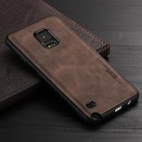 ราคา Classics เคสซิลิโคนอ่อนนุ่มสําหรับ Samsung Galaxy S4 หมายเหตุ 3 หนัง Pu Note3 Note4 สําหรับ Samsung S4 หมายเหตุ 3 กรณี (47256209072)
