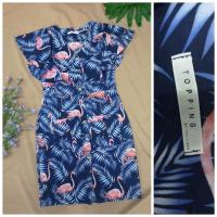 ราคา Dress ฟลามิงโก้ งานป้าย Size SM (6956685800)