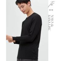 ราคา UNIQLO เสื้อคอกลม HEATTECH Extra Warm ผ้าคอตตอน แขนยาว (22588350293)