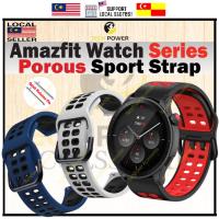 ราคา สายนาฬิกา Amazfit สายซิลิโคนมีรูพรุน,Tali Jam Amazfit Bip 6/ Bip 5/ Balance/ Cheetah/ GTR4/ GTR3/ 2/2e /Stratos 3 (48258320024)