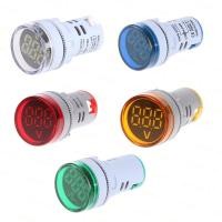 ราคา ʚɞ Ne ʚɞ 22mm Digital LED Display Voltmeter AC 60-500V Voltage Meter Monitor Meter Gauge Tester Volt Monitor ทนทาน 5 Col (52410965411)