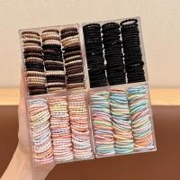 ราคา ชุดผูกผมสไตล์เกาหลี 90 ชิ้น ในกล่อง พร้อมยางยืดสำหรับรัดผมและหางม้า (54000969420)