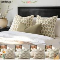 ราคา ปลอกหมอนโยน CONFIANZA, ลายดอกไม้ 18x18in ปลอกหมอน, รูปแบบสองด้านโพลีเอสเตอร์สไตล์วินเทจปลอกหมอนอิงตกแต่งบ้านไร่ (46962079177)
