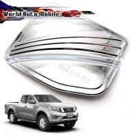 ราคา ครอบฝาถังน้ำมัน กันรอย รุ่น 4 ยกสูง สีโครเมี่ยม 1ชิ้น Nissan Navara NP300 4x4 4WD ปี2015 - 2019 (4181278712)