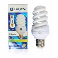 ราคา หลอดไฟทอร์นาโด 26w IWACHI แสงเดย์ หลอดเกลียว หลอดประหยัดไฟ E27 (9269370820)