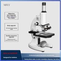 ราคา Microscope for Adults Kids 64X-2400X Magnification Compound Microscope with Microscope Slides Fill (57961889483)