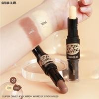 ราคา HOT(HF626) Sivanna HF626 ซีเวนน่า คัลเลอร์ คอนซีลเลอร์ 2 หัว Super Cover Evolution Wonder Stick 10 g. (49900822071)