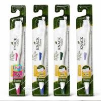 ราคา แปรงสีฟัน Knack Nature แปรงสีฟัน ด้ามยาว 1 ด้าน ขนนุ่ม คุณภาพดี [ จุ๋มสี ] (54110309838)