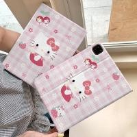 ราคา ส่งในพื้นที่เคสไอแพด Pro13 Gen8 Gen12 มีที่ใส่ปากกา HelloKitty for iPad 2025 Air5 Air4 Mini7 Air7 (47100369820)