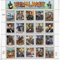 ราคา USPS 32 Cent Full Sheet of 20 Postage Stamps 1861-1865 Civil War - MNH (23174562470)