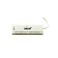 ราคา OKER Card Reader USB 2.0 ตัวอ่านการ์ด C-09 (White) (12330781679)