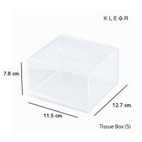 ราคา KlearObject Tissue Box-S กล่องใส่กระดาษทิชชู่ เหมาะสำหรับทิชชู่ popup กล่องทิชชชู่แผ่นเล็ก กล่องทิชชู่ร้านอาหาร โรงแรม (6310357201)