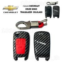 ราคา เคสกุญแจรีโมท ลายเคฟล่า CHEVROLET เชฟโรเล็ต ปลอกเคสหุ้มกุญแจ CRUZE,SONIC,TRAILBLAZER ,COLOLADO กุญแจพับ (15745406396)