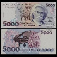 ราคา ยี่ห้อใหม่ของแท้เหรียญ 1992 บราซิล 5,000 Crusello America ธนบัตรต่างๆต่างประเทศสกุลเงินเก่าเหรียญสะสมสกุลเงิน vfrt6014 (54962188992)