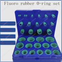 ราคา Fluorine rubber Ring Green FKM O Rings Kit O-Ring Seal Rubber Washer Gasket O-Ring Set Assortment K (56755839596)