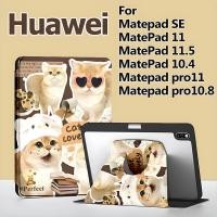 ราคา Huawei MatePad 11 Pad10.4 Case Huawei Matepad SE11/SE 10.4 MatePad Pro11 Huawei MatePad 11.5 /11.5S Matepad Pro10 8 ฝาครอบแม่เหล็ก / ที่ใส่ปากกาด้านขวา Cute Cat Case Huawei (29355976111)