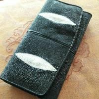 ราคา กระเป๋าสตางค์หนังปลากระเบน stingray wallet (7926451474)