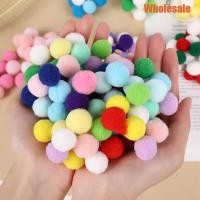 ราคา 10/15 มม.Plush Ball Pompom DIY Fluffy Pompoones Soft Wedding Decor เย็บหัตถกรรมเครื่องประดับหลากสีอุปกรณ์เสริมทําด้วยมือวัสดุ 100/150 ชิ้น (29751363275)