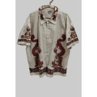 ราคา เสื้อเชิ้ตวินเทจฮาวาย ลายมังกร มือสอง (47603854001)