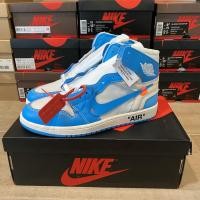 ราคา รองเท้าผ้าใบ Nike Air Jordan 1 X Off-White UNC (4339668106)