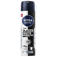 ราคา นีเวียเมนสเปรย์สูตรแบล็คแอนด์ไวท์ 150มล. Nivea for Men Deo Spray Black & White 150ml. [หมายเลขบาร์โค้ด 4005808073870] (46857617998)