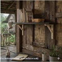 ราคา IKEA EKBY SANDSHULT VALTER BURHULT ชั้นวางของพร้อมฉากไม้คู่ สกรูฟุก บรรทัด ikea 1ชุด (4716538528)