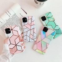 ราคา ส่งจากไทย Geometric Marble เคสหินอ่อน เคสไอโฟน11ProMax เคสซิลิโคน ลายหินอ่อน ไอโฟน 11Pro Max iphone11ProMax (5118029772)