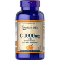 ราคา ❌ ขนาดที่คุ้มที่สุด ❌ puritan pride Vitamin C-1000 mg with Bioflavonoids and Wild Rose Hips 250 Caplets (4673440210)