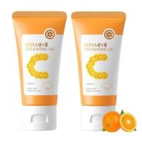 ราคา 2PCVitaminCExfolianteGelrub,Mild ExfoliatingGrubing,ExfoliatingBodyScrub, DeepCleanPores,Facialheads&MoisturizeforAllTypes,Extractor (48060775707)