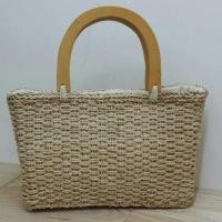 ราคา กระเป๋าหวาย Handmade สินค้าญี่ปุ่นมือสอง (311979607)