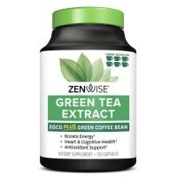 ราคา พร้อมส่งZenwise Health Green Tea Extract with Green Coffee Bean Extract, 120 Capsules (21063874838)