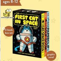 ราคา (ใช้โค้ดรับcoinคืน10%ได้) *Original* หนังสือการ์ตูนภาษาอังกฤษ The First Cat in Space 3-Book Box Set: A Graphic Novel Col (46208381671)