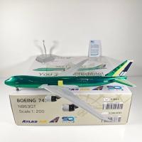 ราคา SQ Wings L2015 1: 200 Atlas Airlines B747-8F N863GT เคลือบสารกันเสีย (53010222211)