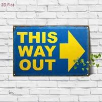 ราคา HELLOYOUNG Vintage Arrow Iron Wall Art Decor สําหรับโรงรถ Bar Man Cave ของขวัญ (49210746161)