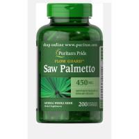 ราคา Puritan's Pride Saw Palmetto 450 mg 200 capsules (23240708358)