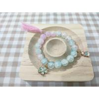 ราคา [ ] อลิซของกระจกพู่สไตล์สร้อยข้อมือทํามือสร้อยข้อมือผู้หญิงสีเขียวไล่โทนสีสีชมพูแฟนตาซีสาวหัวใจอลิซสร้อยข้อมือ (42802354690)
