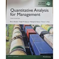 ราคา Quantitative Analysis for Management (Global Edition), ฉบับที่ 12 เขียนโดย Barry Render (53907238520)