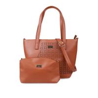 ราคา Nicole Lee Cocoplum Medium & Small Tote Bag - สีน้ําตาล (25845690739)