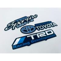ราคา สติ๊กเกอร์ Toyota Racing TRD Sportivo JDM สติกเกอร์ สีน้ำเงิน [3ชิ้น] Sticker 3D ตัวนูน แต่งรถ ติดรถ Vios Yaris Fortuner (9111894225)
