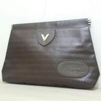 ราคา กระเป๋าคลัทซ์หนังแท้ แบรนด์ Mario Valentino สินค้ามือสองญี่ปุ่น (294394859)