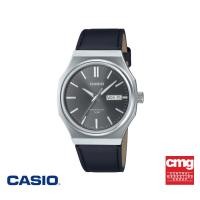 ราคา CASIO นาฬิกาข้อมือ CASIO รุ่น MTP-E735L-8AVDF สายหนังแท้ สีดำ (28526753299)