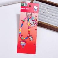ราคา [ลิขสิทธิ์แท้] สายคล้องมือถือลูกปัด/พวงกุญแจห้อยกระเป๋า คิตตี้ (Hello Kitty) Sanrio สไตล์น่ารักสดใส (45612123875)
