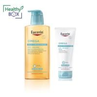 ราคา EUCERIN Omega Ato-Calming Bath&Shower Oil 400ml.+Omega Ato-Calming Balm 200ml. (40427167083)