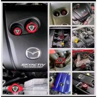 ราคา ฝาน้ำมันเครื่องอลูมิเนียมMazdaspeedสำหรับMazda 2.3.CX-3.CX-30.CX-5.CX-8,MX-5 (48054371574)