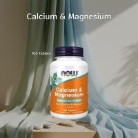 ราคา (ของแท้) Now Foods Calcium 500 mg & Magnesium 250 mg 100 Tablets l แคลเซียม แมกนีเซียม สูตร 2:1 (26543835766)