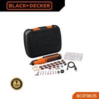 ราคา Black&Decker เครื่องเจียรอเนกประสงค์ไร้สาย 8 โวลต์ พร้อมอุปกรณ์เสริม 35 ชิ้น รุ่น BCRT8K35-B1 แถมหัวสว่าน 1/32-1/8 (18841679849)