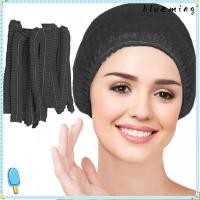 ราคา BLUEMING 100 ชิ้นผมสําหรับวิกผม,สีดําผ้าไม่ทอผม, Cubre Canas Para Mujer 21in เอ็นคู่ตาข่ายโครเชต์ผม Rest Room (48962016175)