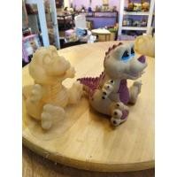 ราคา C12 แม่พิมพ์แบบพิมพ์รูปไดโนเสาร์หลังม่วง แบบสำหรับเทตุ๊กตาระบายสีปูนปลาสเตอร์ (12660186816)